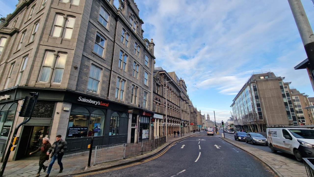 Modern Apartment In Aberdeen City Centre, Guild Street, Free Wifi Kültér fotó